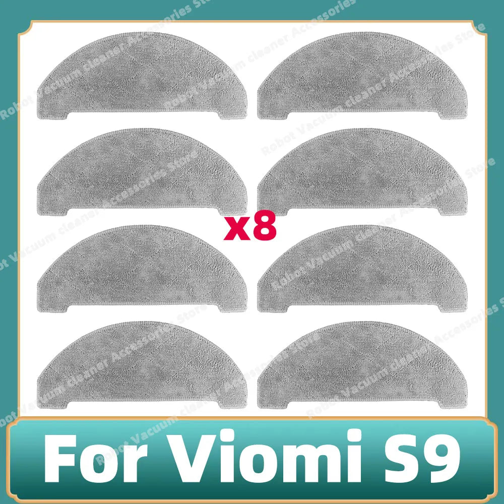 Compatible For Viomi S9 Main Side Brush Mop Cloth Hepa Filter Dust Bag Accessories Replacement Spare Parts