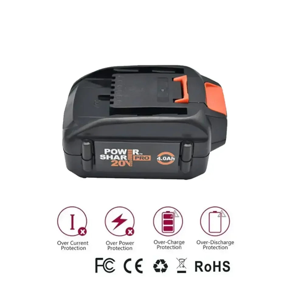 For WORX brand new genuine WA3578 - PowerShare 20V 4.0AH/5.0AH/6.0AH lithium-ion large-capacity battery