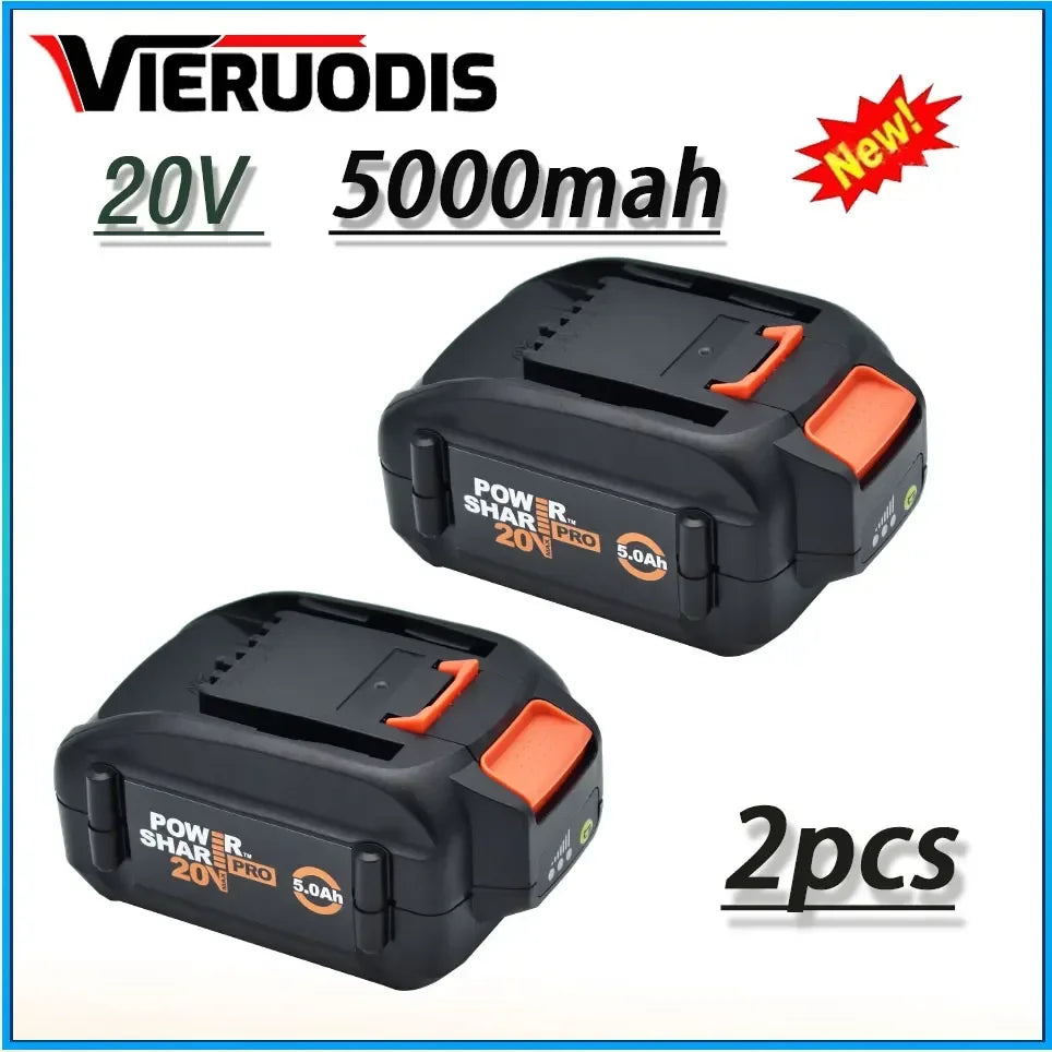 For WORX brand new genuine WA3578 - PowerShare 20V 4.0AH/5.0AH/6.0AH lithium-ion large-capacity battery