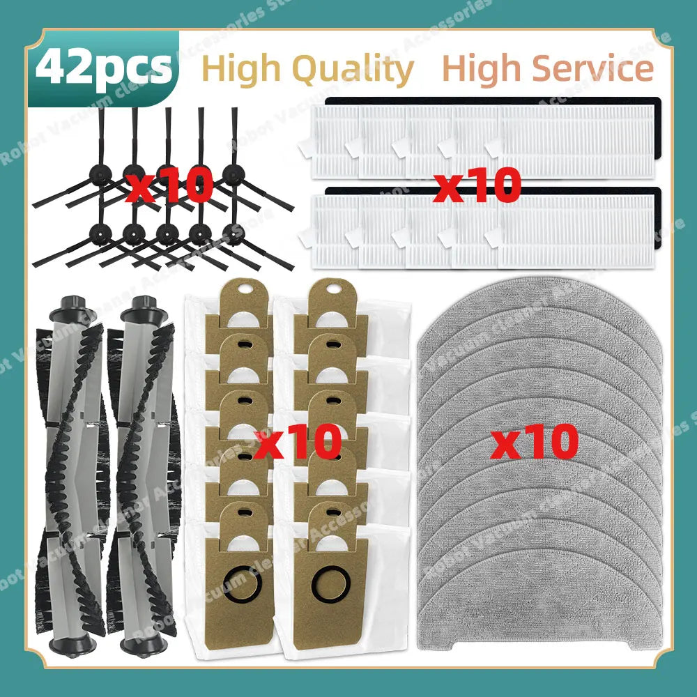 Compatible For Viomi S9 Main Side Brush Mop Cloth Hepa Filter Dust Bag Accessories Replacement Spare Parts