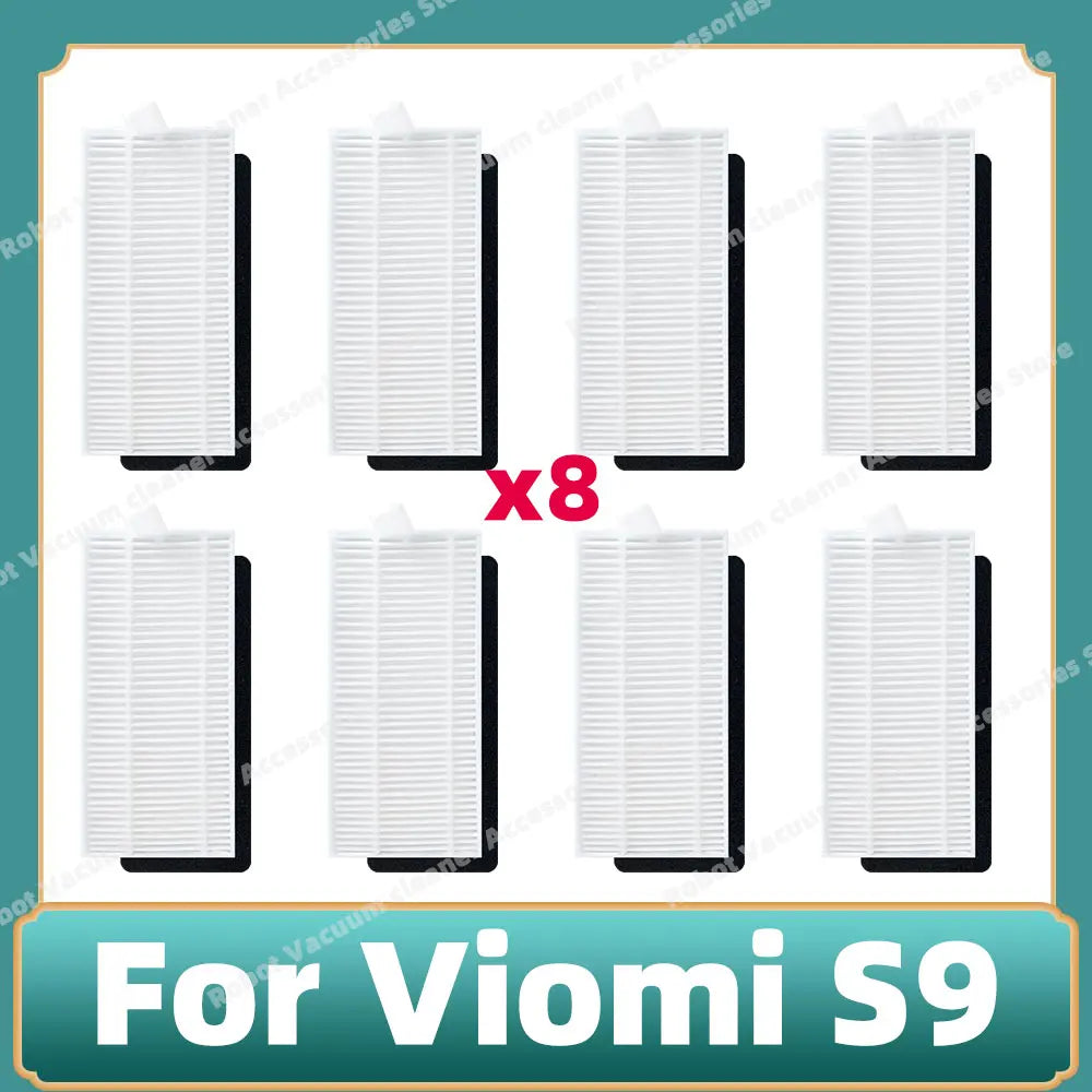 Compatible For Viomi S9 Main Side Brush Mop Cloth Hepa Filter Dust Bag Accessories Replacement Spare Parts