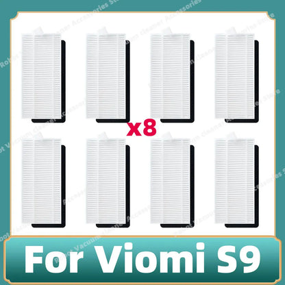 Compatible For Viomi S9 Main Side Brush Mop Cloth Hepa Filter Dust Bag Accessories Replacement Spare Parts