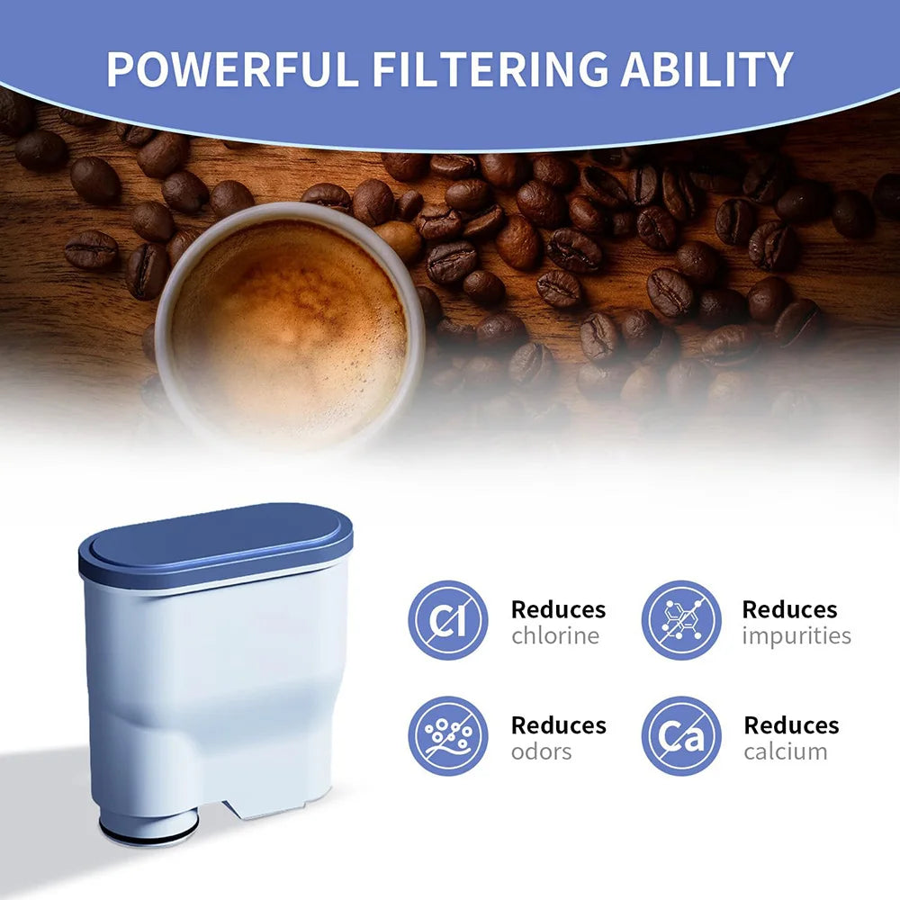 4 Sets CMF009 Coffee Machine Water Filter Replacement for Philips Saeco AquaClean Filters Descaling CA6903/10/00/01/22/47 CMF009