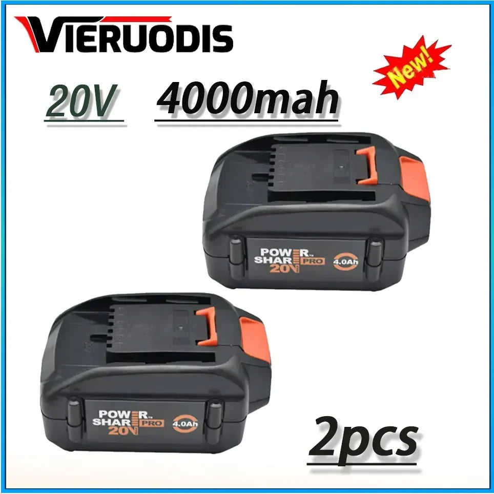 For WORX brand new genuine WA3578 - PowerShare 20V 4.0AH/5.0AH/6.0AH lithium-ion large-capacity battery