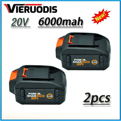 For WORX brand new genuine WA3578 - PowerShare 20V 4.0AH/5.0AH/6.0AH lithium-ion large-capacity battery