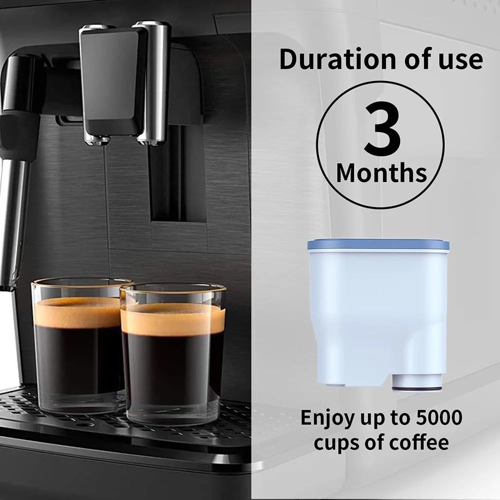 4 Sets CMF009 Coffee Machine Water Filter Replacement for Philips Saeco AquaClean Filters Descaling CA6903/10/00/01/22/47 CMF009