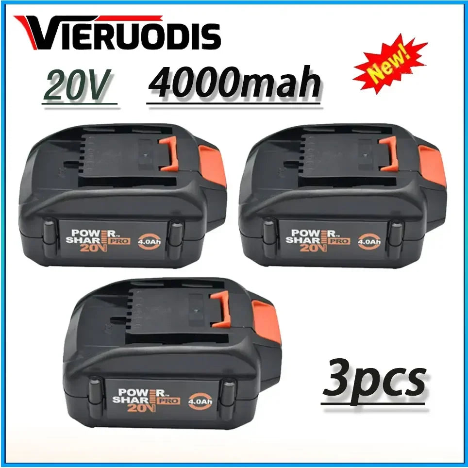 For WORX brand new genuine WA3578 - PowerShare 20V 4.0AH/5.0AH/6.0AH lithium-ion large-capacity battery