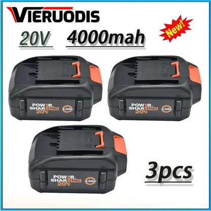 For WORX brand new genuine WA3578 - PowerShare 20V 4.0AH/5.0AH/6.0AH lithium-ion large-capacity battery