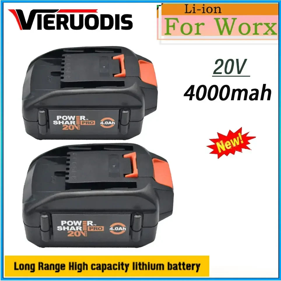 For WORX brand new genuine WA3578 - PowerShare 20V 4.0AH/5.0AH/6.0AH lithium-ion large-capacity battery