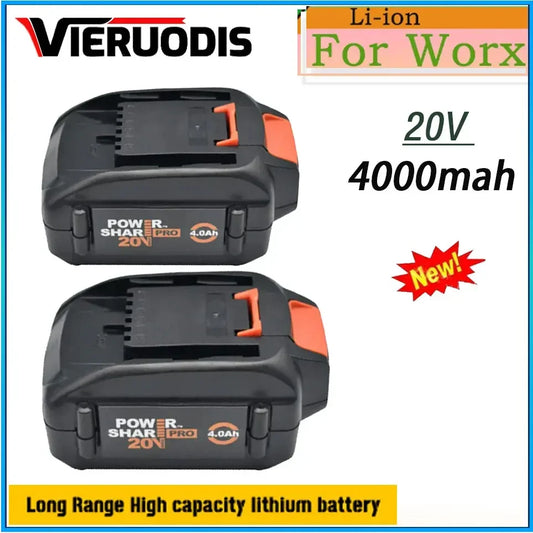 For WORX brand new genuine WA3578 - PowerShare 20V 4.0AH/5.0AH/6.0AH lithium-ion large-capacity battery