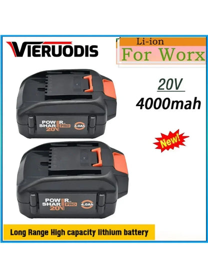 For WORX brand new genuine WA3578 - PowerShare 20V 4.0AH/5.0AH/6.0AH lithium-ion large-capacity battery